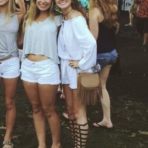 Brandy Melville white romper